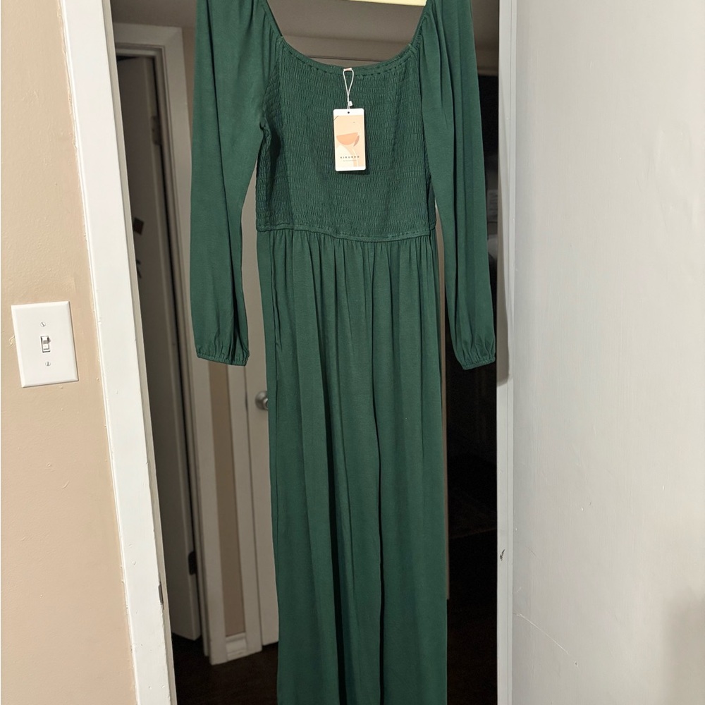 Adorable Green Maxi Jumper